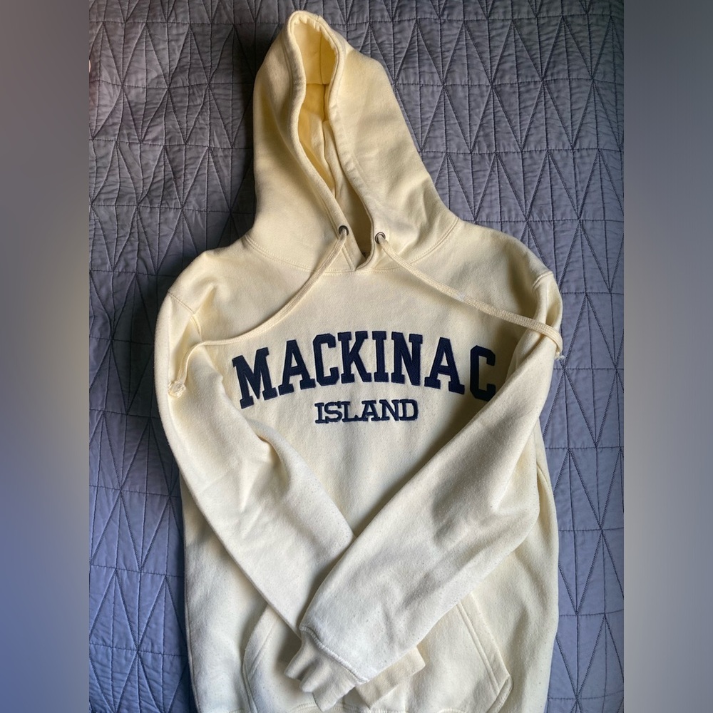 Mackinac Island hoodie, size S